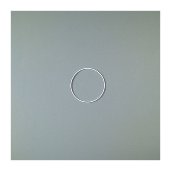 Cercle métallique blanc diam. 10 cm pour abat-jour, Anneau pour attrape rêves - Photo n°1