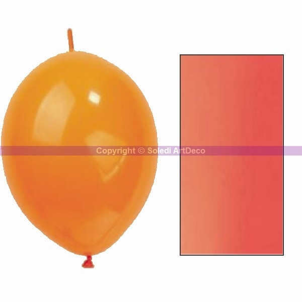 Lot de 10 Ballons de baudruche connecteur Rouge, 30 cm, anniversaire fête - Photo n°2