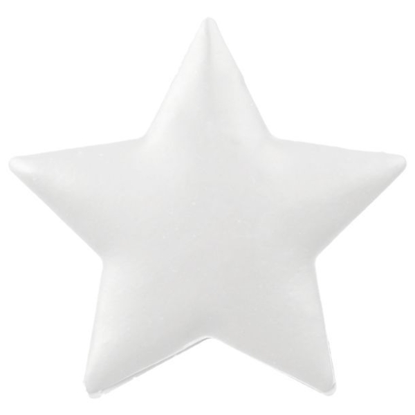 Pince décorative étoile Blanche x4 - Photo n°1