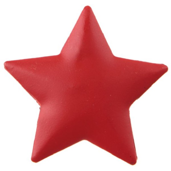 Pince décorative étoile rouge x4 - Photo n°1