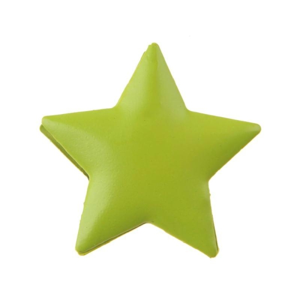 Pince décorative étoile vert anis x4 - Photo n°1