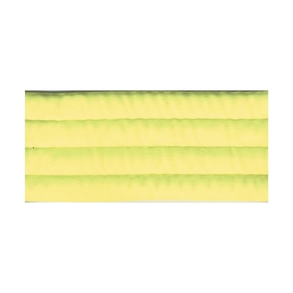 Bobine 10m sangle matelassée 35mm jaune fluo - Photo n°1