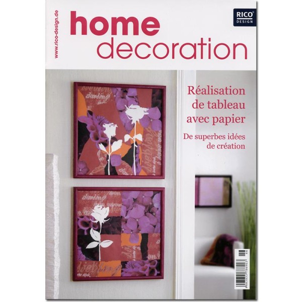 Livre Home décoration Rico Design Réalisation de tableaux avec papier - Photo n°1