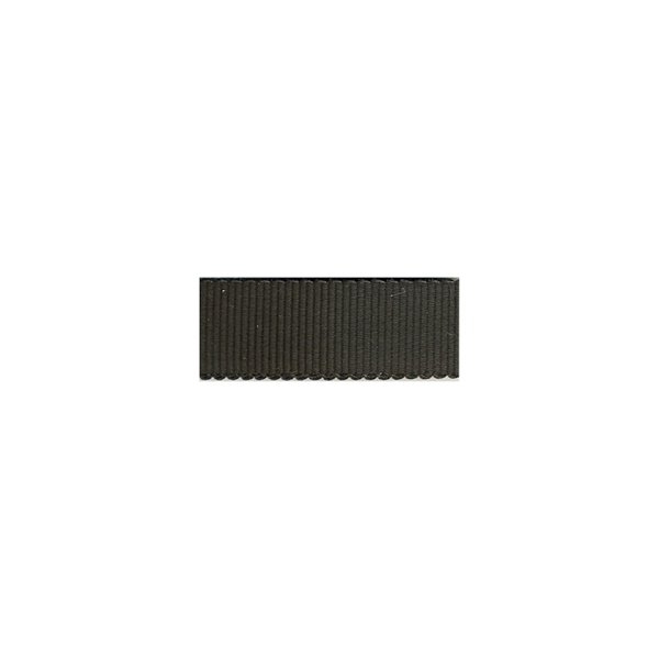 Disquette 25m Gros Grain Petersham 3mm gris noir - Photo n°1