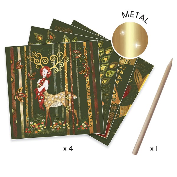 Mini kit créatif « Inspired By » Djeco - Golden Muse -  pcs - Photo n°5