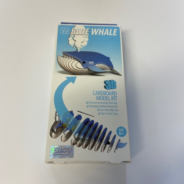 Kit - Baleine Bleue en carton 3D - Photo n°1