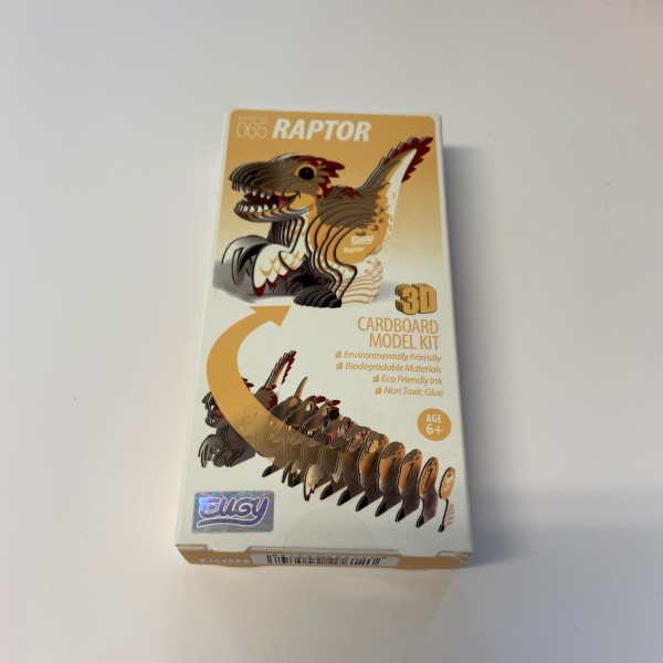 Kit - Raptor en carton 3D - Photo n°1