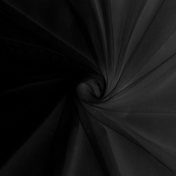 Tissu Moustiquaire 40D - Noir - Vendu au mètre - Photo n°1