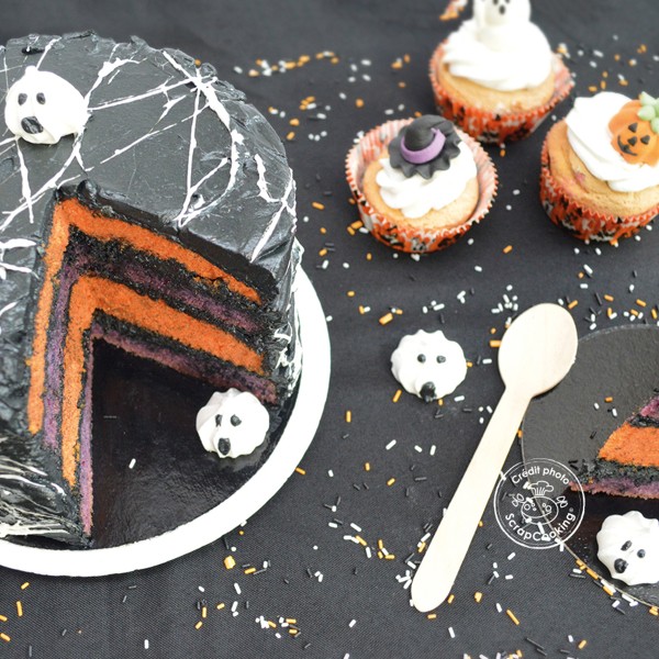 Kit Horror Cake Scrapcooking - Gâteau d'Halloween - Photo n°4