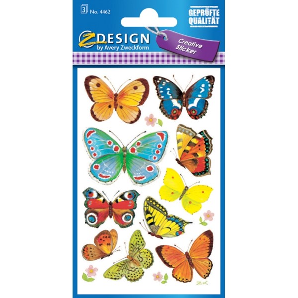 Sticker ZDesign ''papillons'', 42 stickers - Photo n°1