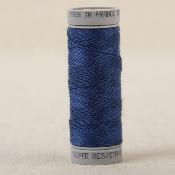 Fil super résistant polyester 50m - Bleu roy C335 - Photo n°1
