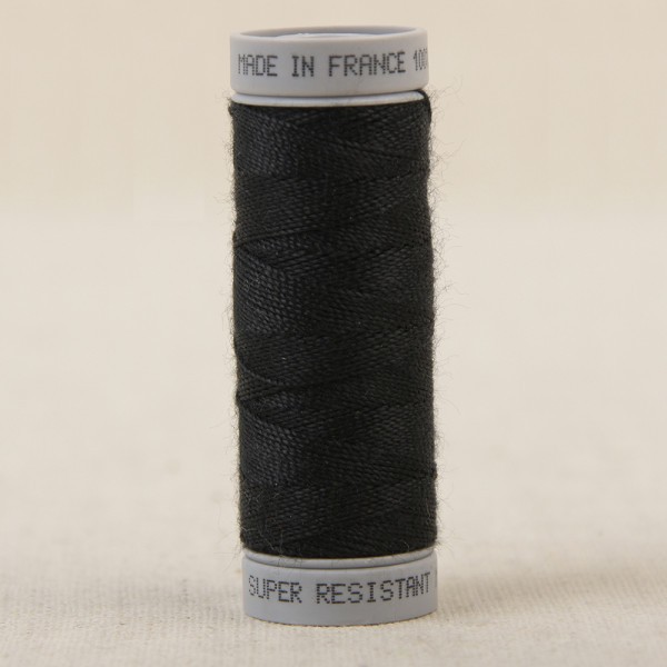 Fil super résistant polyester 50m - Noir C1 - Photo n°1