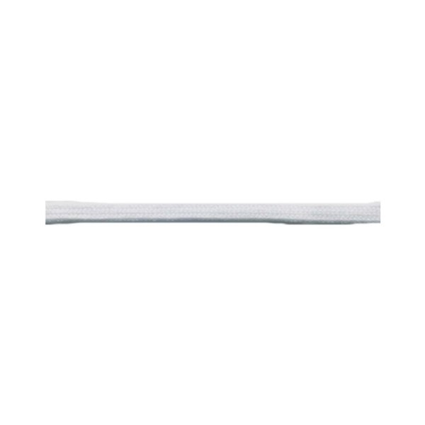 Bobine 50m queue de rat tubulaire polyester 5mm Blanc - Photo n°1