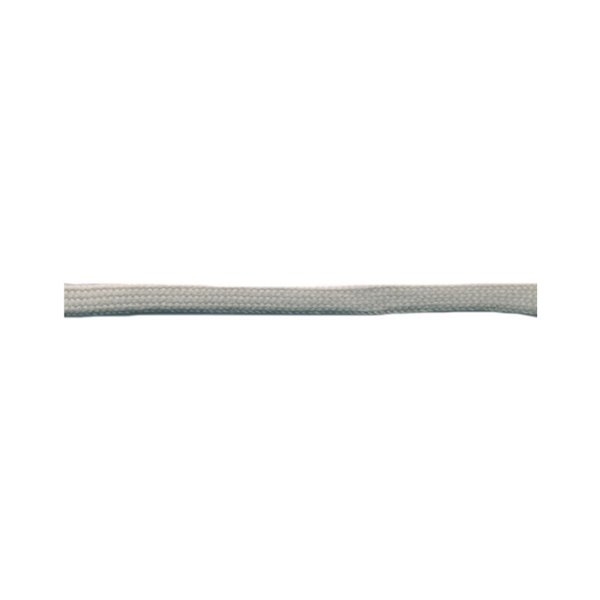 Bobine 50m queue de rat tubulaire polyester 5mm Gris Clair - Photo n°1
