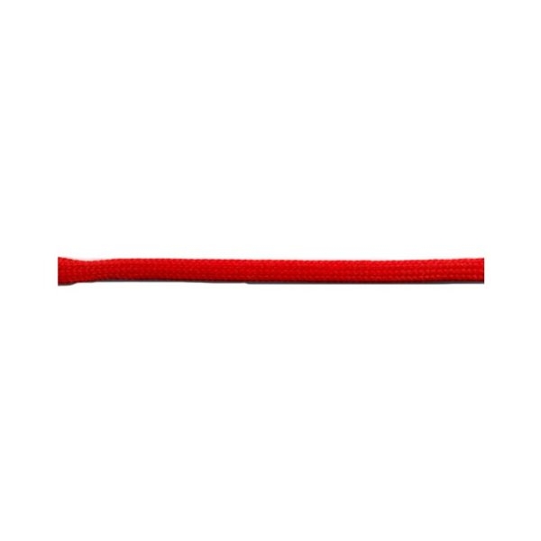 Bobine 50m queue de rat tubulaire polyester 5mm Rouge - Photo n°1