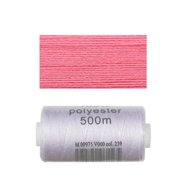 Bobine 500m fil polyester Bonbon - Photo n°1