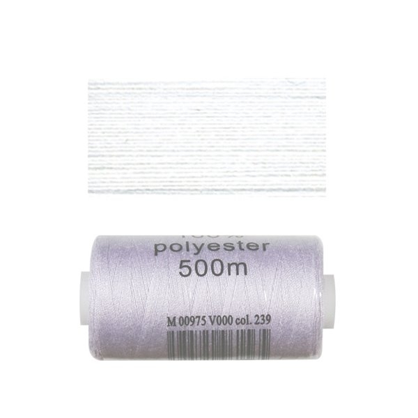 Bobine 500m fil polyester Grege - Photo n°1
