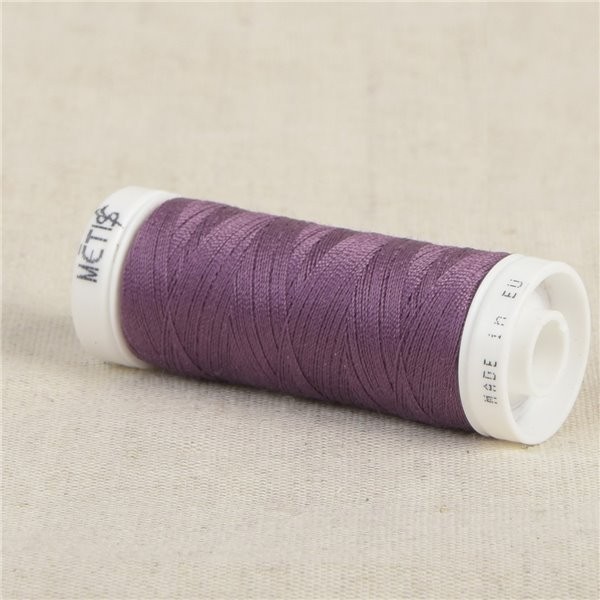 Bobine fil polyester 200m Oeko Tex fabriqué en Europe voilet léger - Photo n°1