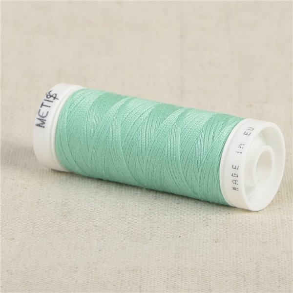 Bobine fil polyester 200m Oeko Tex fabriqué en Europe vert menthe profond - Photo n°1
