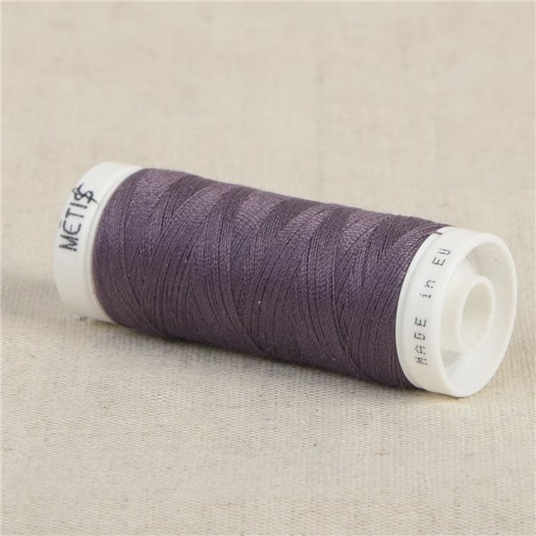 Bobine fil polyester 200m Oeko Tex fabriqué en Europe violet mauve - Photo n°1