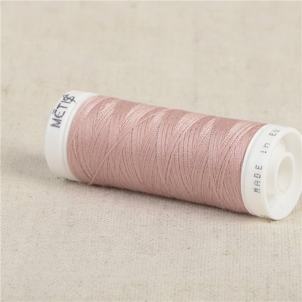 Bobine fil polyester 200m Oeko Tex fabriqué en Europe rose cochon - Photo n°1