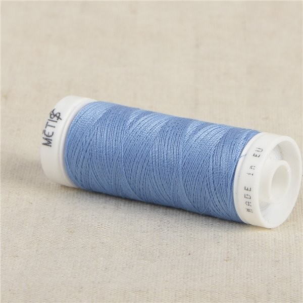 Bobine fil polyester 200m Oeko Tex fabriqué en Europe bleu minuit - Photo n°1