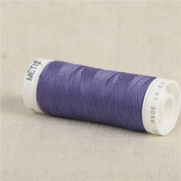 Bobine fil polyester 200m Oeko Tex fabriqué en Europe violet fleur foncé - Photo n°1