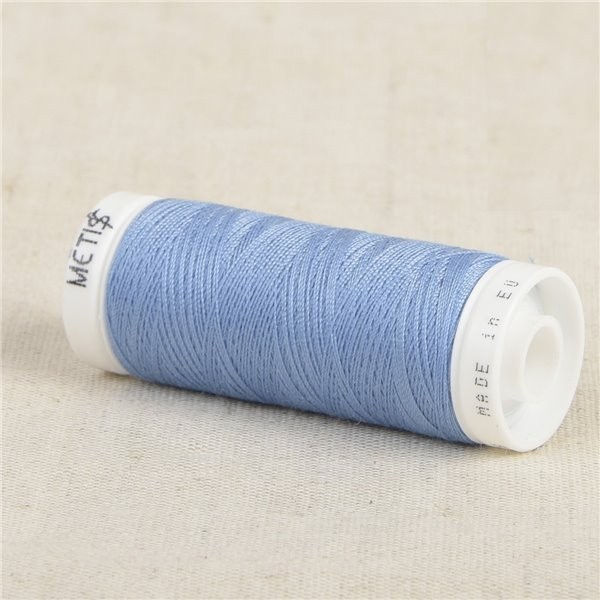 Bobine fil polyester 200m Oeko Tex fabriqué en Europe bleu cobalt - Photo n°1