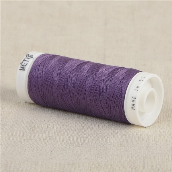 Bobine fil polyester 200m Oeko Tex fabriqué en Europe violet foncé - Photo n°1