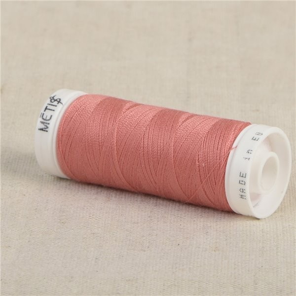 Bobine fil polyester 200m Oeko Tex fabriqué en Europe rouge homard - Photo n°1
