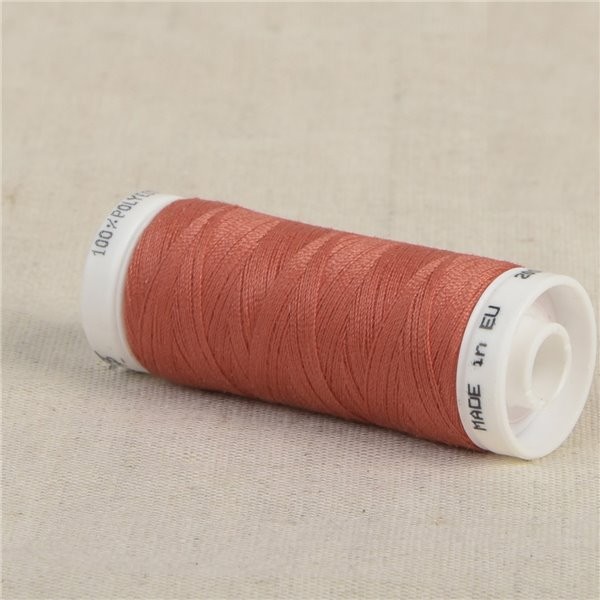 Bobine fil polyester 200m Oeko Tex fabriqué en Europe rouge sang - Photo n°1