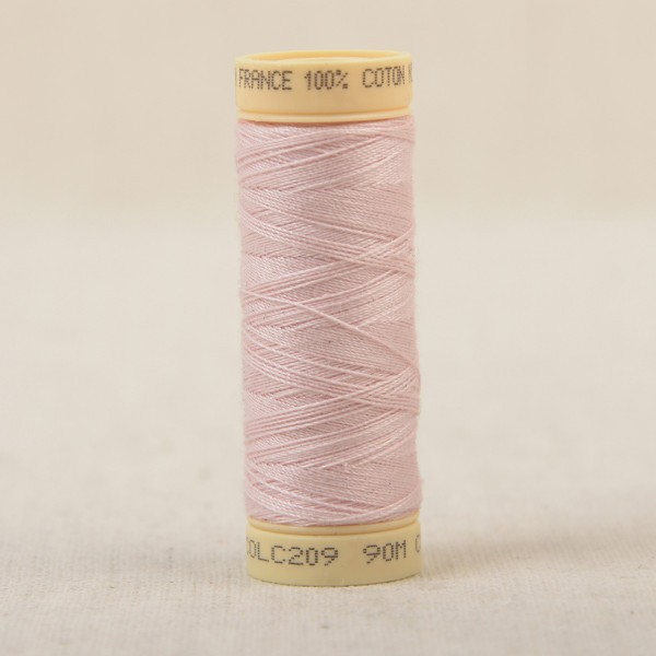 Bobine fil coton 90m fabriqué en France - Dragée C209 - Photo n°1
