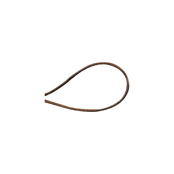 Bobine 50m cordon queue de souris polyester marron fonce 1,5mm - Photo n°1