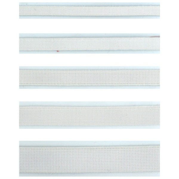 Bobine Elastique souple polyester blanc (5mmx200m) - Photo n°1