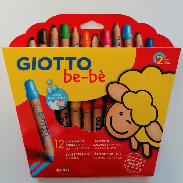 12 Crayons de couleur - Pour les plus petits - Photo n°1