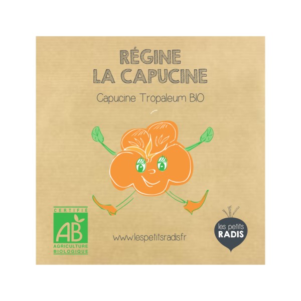 Mini kit de graines BIO de Régine la capucine - Les petits radis - Photo n°1