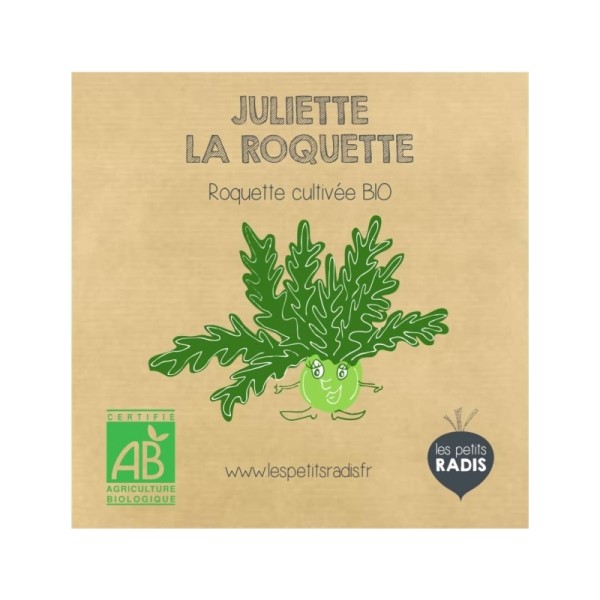 Mini kit de graines BIO de Juliette la roquette - Les petits radis - Photo n°1