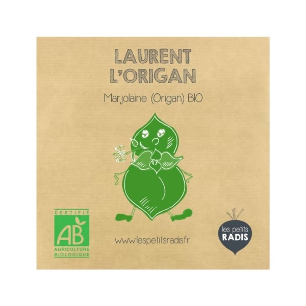 Mini kit de graines BIO de Laurent l'origan - Les petits radis - Photo n°1