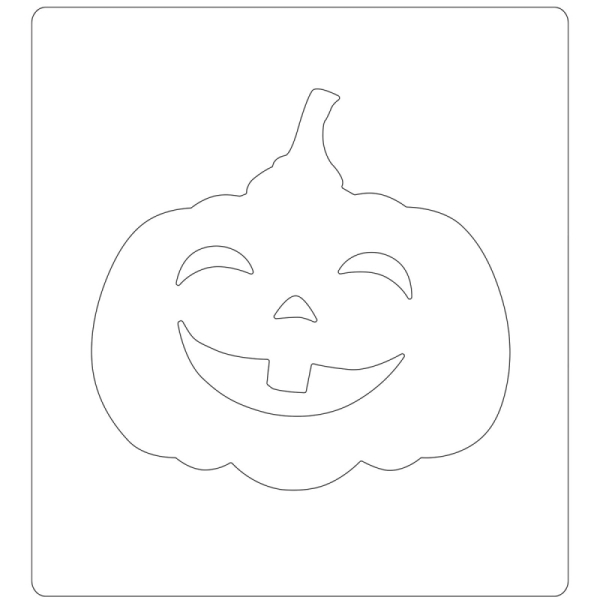 Matrice Sizzix Bigz - Citrouille d'Halloween - 10,1 x 9,9 cm - Photo n°3