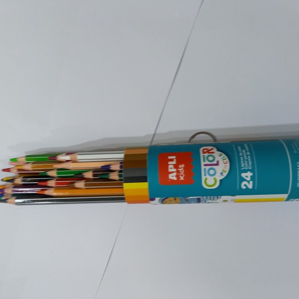 24 Crayons de couleur - APLI KIDS - Photo n°1