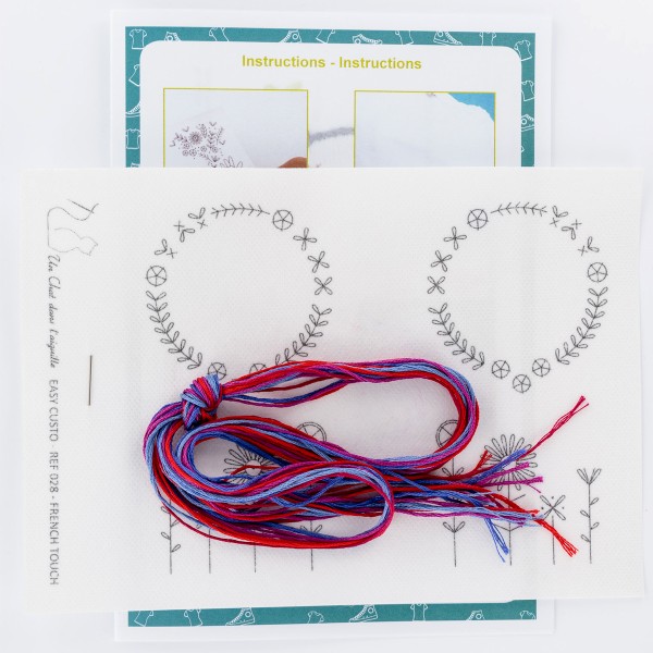 Kit Broderie Easy Custo - French Touch - Photo n°3