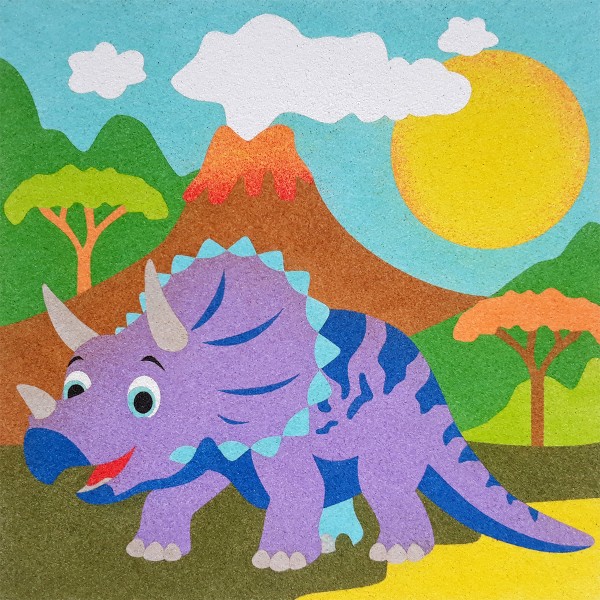Kit Décosable Enfant - Dinosaures - 30 x 30 cm - 2 pcs - Tableaux