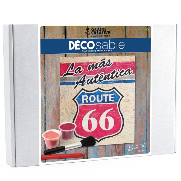 Kit Décosable - Route 66 - 38 x 38 cm - 1 pce - Photo n°2