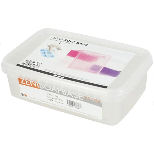 Base de savon - Transparent - 1 kg - Photo n°1