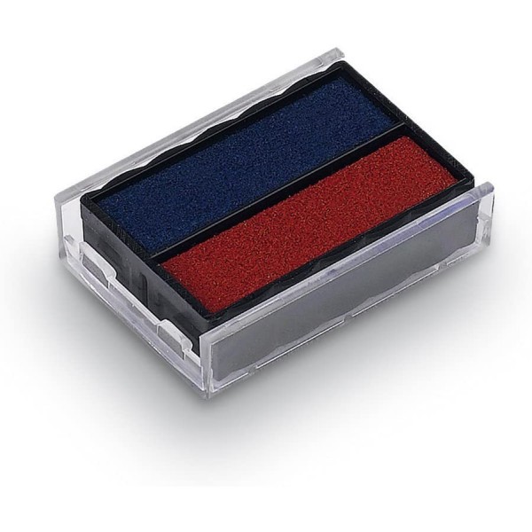 Cassette d'encrage - 6/4850 - Bleu/Rouge - Pack de 2 - Photo n°1