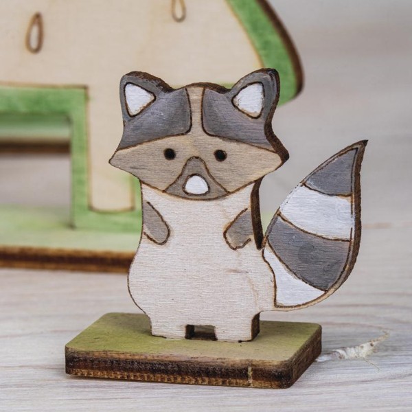 Kits de couture de décoration d'animaux des bois