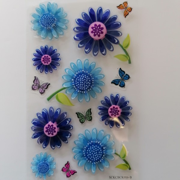 Stickers 3D - fleurs - Photo n°1
