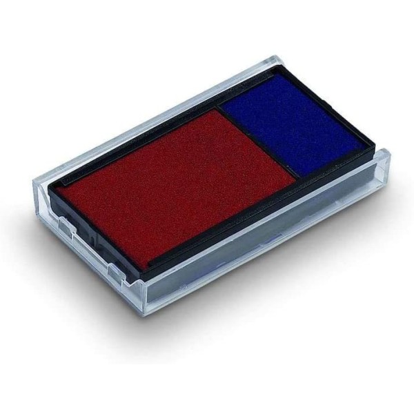 Cassette d'encrage - 6/4912/2 - Bicolore - Bleu/Rouge - Photo n°1