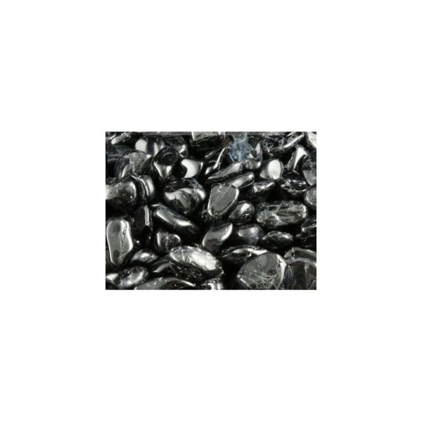 Lot de 100 grammes de pierres roulées en Tourmaline noire - Photo n°3