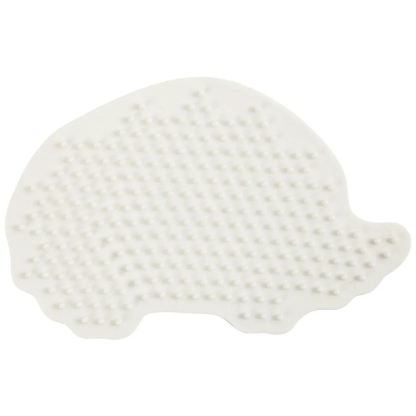 Plaque pour perles à repasser en plastique Bio - Hérisson - 7,6 x 12 cm - 1 pce - Photo n°1